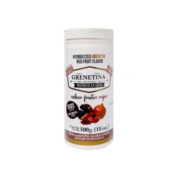 GRENETINA HIDROLIZADA SABOR FRUTOS ROJOS 500 GRS.