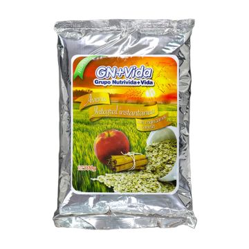 CEREAL AVENA INTEGRAL INSTANTÁNEA CON MANZANA Y CANELA 500 GR