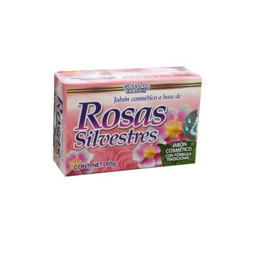 JABÓN DE ROSAS SILVESTRES 90 GR.
