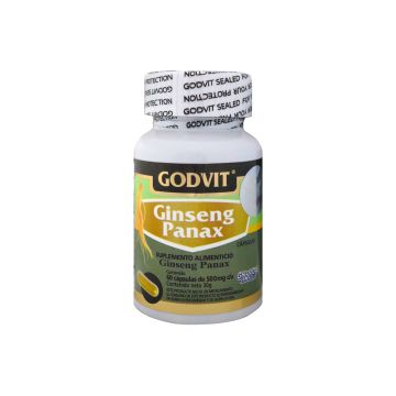 CAPS. GINSENG PANAX C/60 DE 500 MG C/U. GODVIT.
