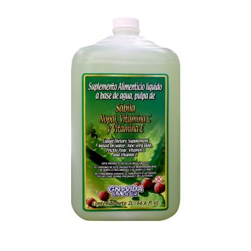 BEBIDA DE SÁBILA , NOPAL, VITAMINA C Y E CON 2LTS.
