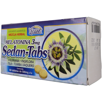 TBS. SEDAN MELATONINA 3 MG. C/60 500 MG