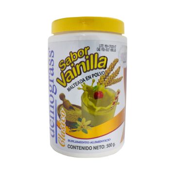 MALTEADA DEMOGRASS VAINILLA 500 GR*1X32