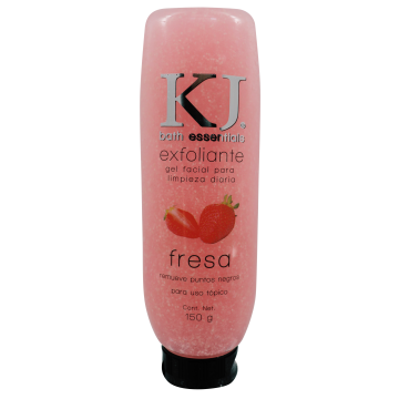 GEL EXFOLIANTE FACIAL DE FRESA 150GR BATH ESSENTIALS*