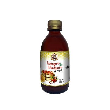 VINAGRE DE MANZANA Y MIEL 250 ML.