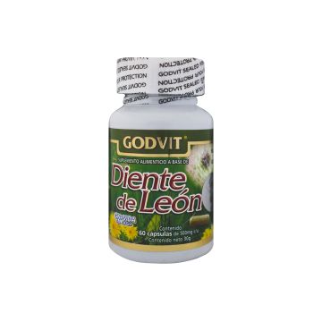 CAPS. DIENTE DE LEÓN C/60 DE 500 MG C/U. GODVIT.
