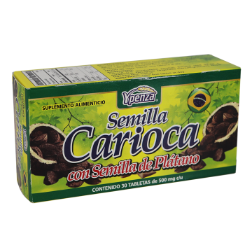 TBS. SEMILLA CARIOCA C/30  500MG* con semilla de platano