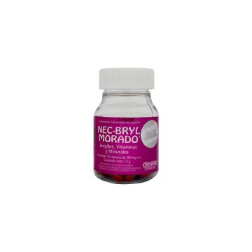 CAP. NEC-BRYL MORADO jengibre,vitaminas y minerales c/15*
