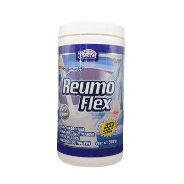 POLVO REUMO FLEX BEBIDA SABOR COCO 500 GR* msm,condroitina,colageno,glucosamina 1x24