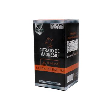 POLVO CITRATO DE MAGNESIO C/200 GRS  Linea Premium 1x64*