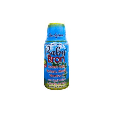JARABE BABY BRON 125 ML* SIN AZUCAR Hereda Helix,romero,menta, vitamina C con equinacea y diente de leon 1x24