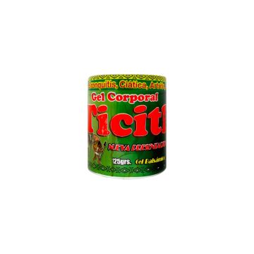 GEL CORPORAL TICITL Gel Balsamico 125 grs* Asma, Bronquitis, Ciatica, Artritis, Reumas, Lumbalgia, Calambres 1x24