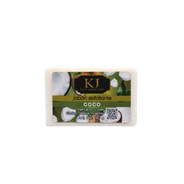 BATH ESSENTIALS KJ JABÓN EXFOLIANTE COCO (rostro, cuerpo) 100 G