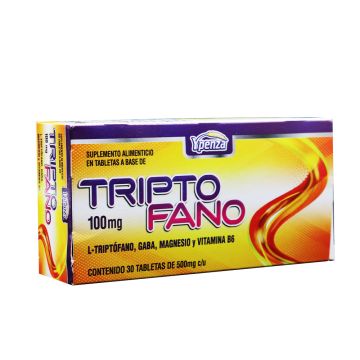 TBS. TRIPTOFANO C/30 100 MG* l-triptofano, gaba, magnesio y vit b6 1x120