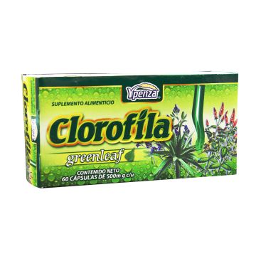CAPS. CLOROFILA GREENLEAF C/60 500 MG