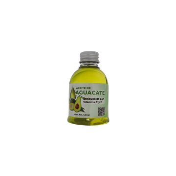 ACEITE DE AGUACATE 120 ML ENRIQUECIDO CON VITAMINA E Y D