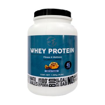 POLVO WHEY PROTEIN  1.36 KGS sabor Rol de Canela 1X6*