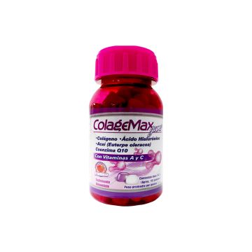 GOMITAS COLAGEMAX GUMS C/110* (242gr) colageno, acido hialuronico, acaí, Coenzima Q-10, sabor frambuesa 1x66