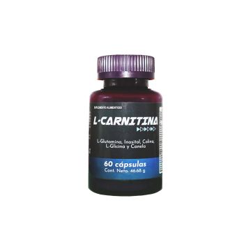 CAPS. L-CARNITINA C/60 L-GLUTAMINA, INOSITOL, COLINA, L-GLICINA Y CANELA*