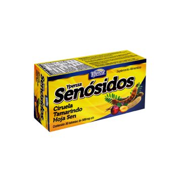 TBS. SENOSIDOS, CIRUELA, TAMARINDO, HOJA SEN C/30 500 MG*