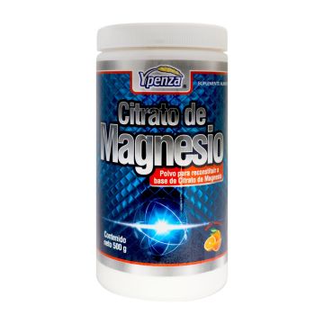 POLVO CITRATO DE MAGNESIO SABOR <br>NARANJA 500 GR* </br>