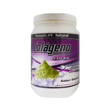 POLVO COLAGENO HIDROLIZADO Y GRENETINA HIDROLIZADA FORMULA #9 NATURAL 1 KG*