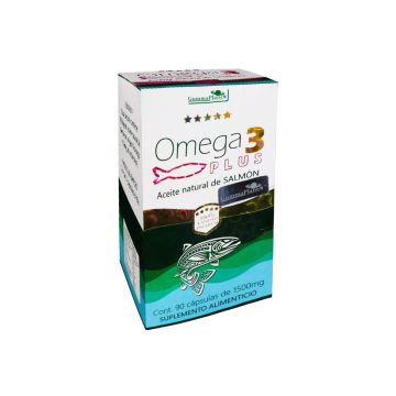 CAPS. OMEGA 3 PLUS C/90 ACEITE NATURAL DE SALMON*
