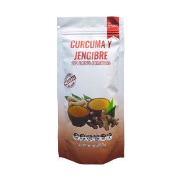 POLVO CURCUMA Y JENGIBRE BOLSA 200 GR* 1X30