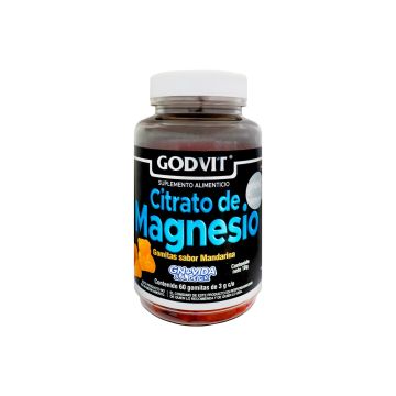 GOMITAS CITRATO DE MAGNESIO C/60 C/3GR sabor mandarina