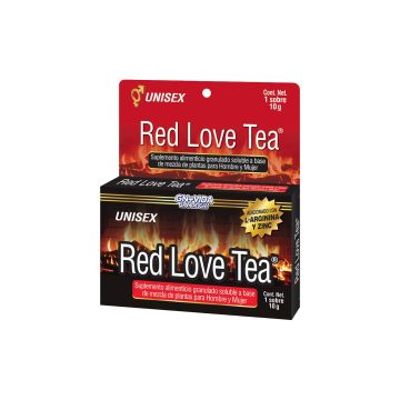 RED LOVE TEA C/1 SOB DE 10 GR vigorizante para hombre y mujer 1x30