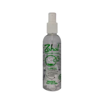 ZAHAL ECO 3  80GR* desodorante en cristales recargable,natural corporal,unisex.