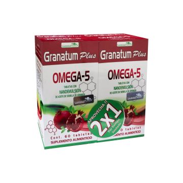 TBS. OMEGA 5 C/60 OFERTA 2X1* 1X32 NANOEMULSION DE ACEITE DE SEMILLA DE GRANADA