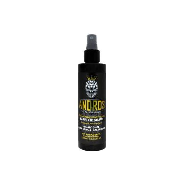 ANDROS BODY SPRAY & AFTER SHAVE Fragancia uso diario 250ml* 1x12 Sin Parabenos Aloe vera y Calendula