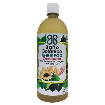 SHAMPOO BAÑO BOTANICO CRECIMIENTO CON EXTRACTO DE JENGIBRE 1000 ML* 1x6