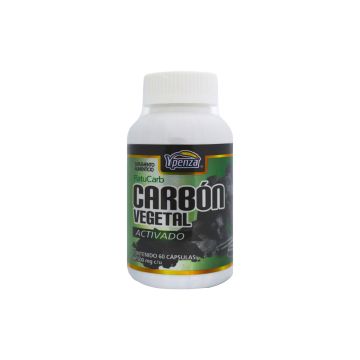 CAPS. CARBON VEGETAL ACTIVADO C/60 500MG 1X105*