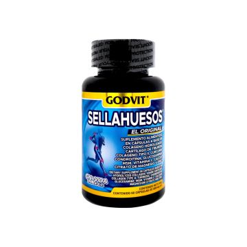 CAPS. SELLAHUESOS C/60 800 MG*c/ colageno hidrolizado,cartilago de tiburon, colageno tipo II,curcuma,condroitina, glucosamina, msm,vitamina c, calcio1X11 GOVIT