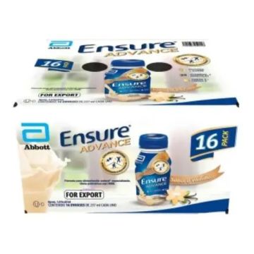 Ensure Advance Abbott 16 Pzas De 237 Ml. — Vainilla
