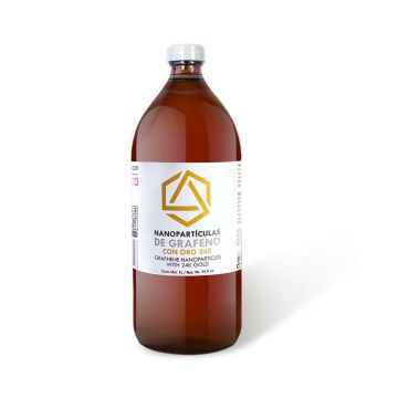 Nanopartículas de Grafeno con Oro 24K 500 ml